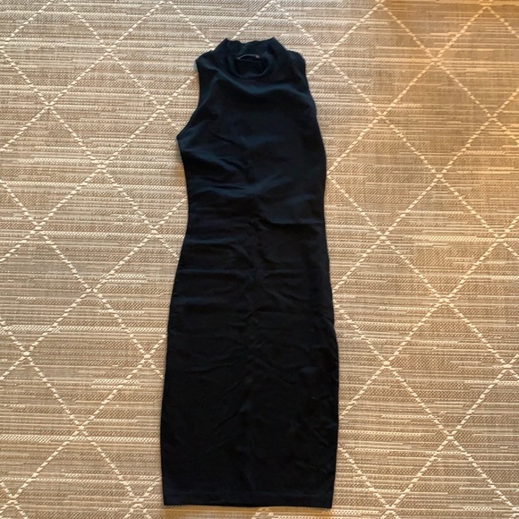 Zara mid black knit dress - Picture 1 of 1